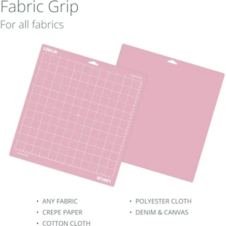 Loklik 3 St. Schneidematte Rosa, selbst regenerierende Schneidefläche, kompatibel mit Cricut- und Silhouette-Plottern – Bild 2