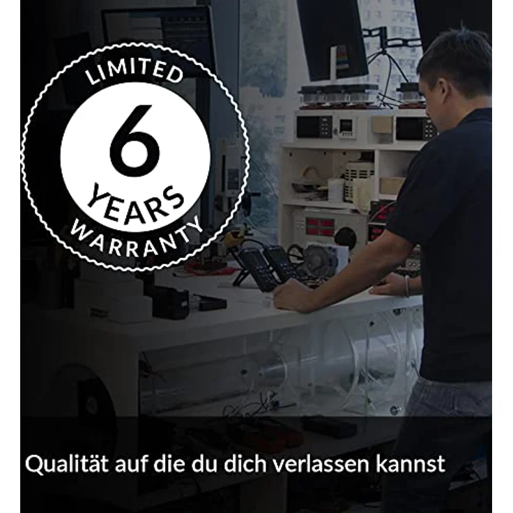 ARCTIC F12 - PC Lüfter, 120 mm Standard Gehäuselüfter, leiser Lüfter, Case Fan mit Standardgehäuse, Push- oder Pull Konfiguration möglich, 1350 rpm - Schwarz – Bild 5