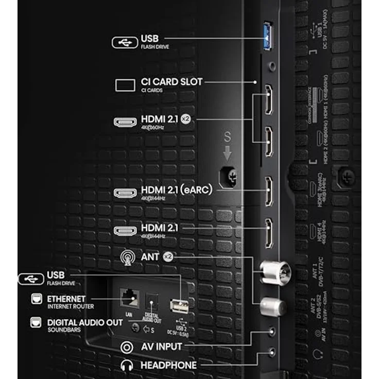 Hisense 100E7Q Pro 100" UHD QLED TV, 144Hz, Dolby Atmos, AI-Upscaling, Gaming-Modus, VIDAA Smart-TV – Bild 12