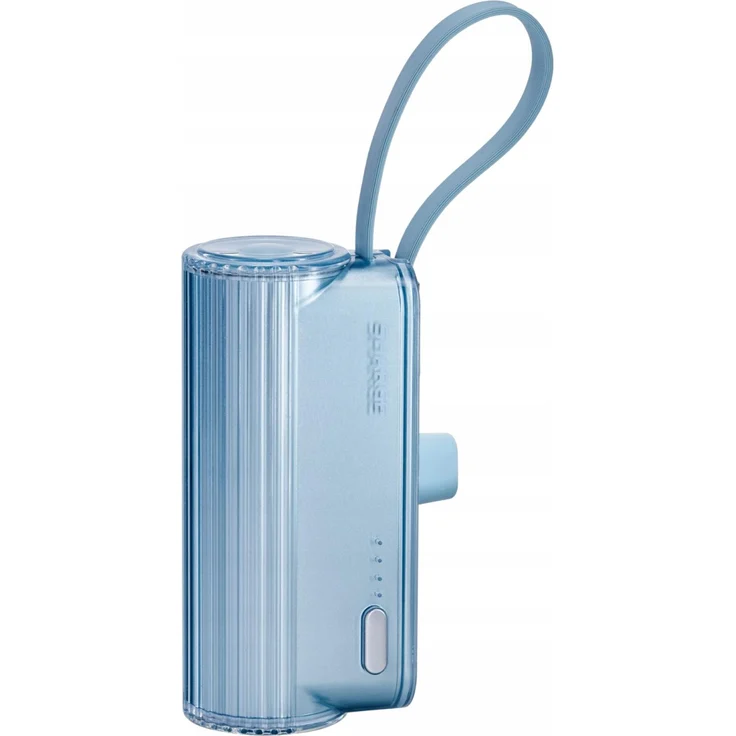 Sharge SHARGE Flow Mini 2 Pro Powerbank 5800 mAh, 22,5 W Schnellladegerät mit USB-C & Lightning, Blau