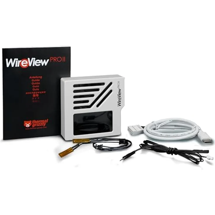 Thermal Grizzly WireView Pro II GPU 12V-2x6 Reversed, Strommessgerät für Grafikkarten in Weiß mit Per-Pin-Messung – Bild 9