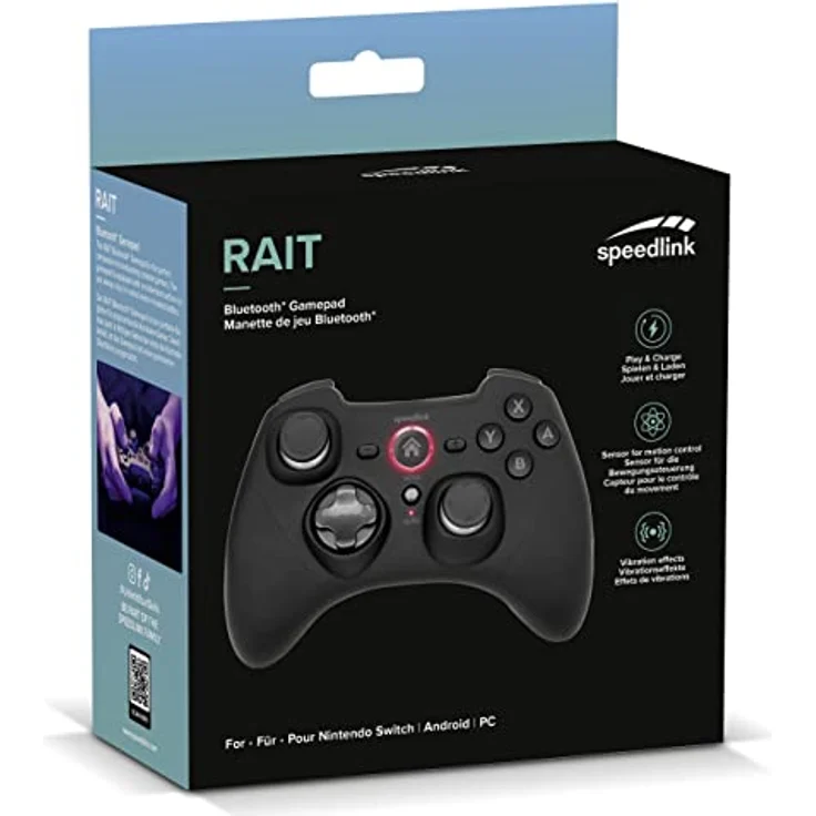 Speedlink Rait Wireless Controller (SL-330402-RRBK) (Switch)  – Bild 5