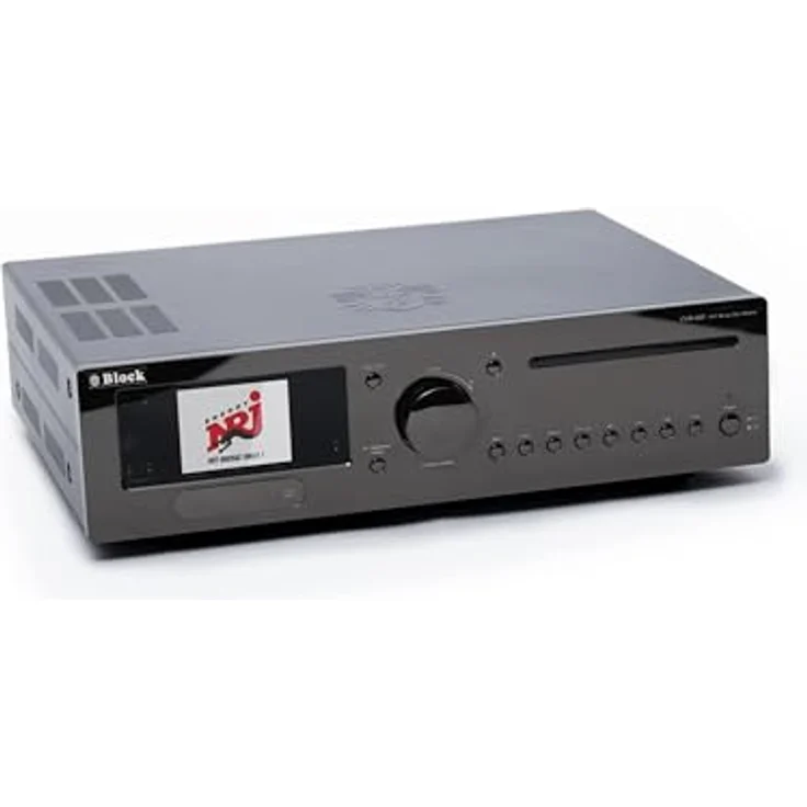 Block CVR-200 Blu-ray Internet Receiver, 2x 100W Musikleistung, Streaming, WLAN, Chrom-Finish in Silber oder Schwarz – Bild 2