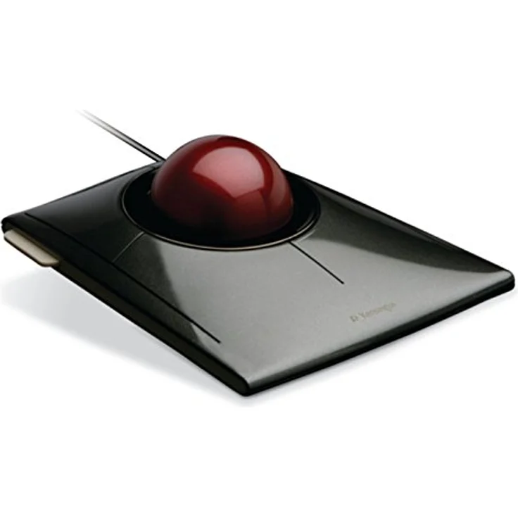 Kensington SlimBlade Mouse, Kabelgebundene Maus mit Trackball, Kompatibel mit Windows & macOS, ideal fürs Home Office, schwarz,K72327EU – Bild 2