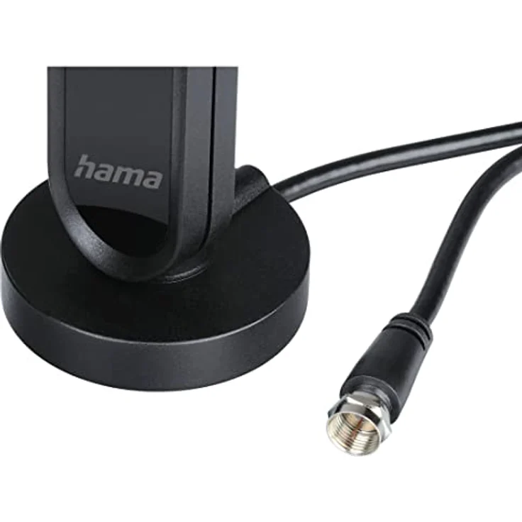 Hama DAB-Zimmerantenne für Radio (DAB, DAB+, UKW, digitale Innenantenne mit Verstärker, aktive Stabantenne mit F-Stecker, 1,4m Kabel) schwarz – Bild 6