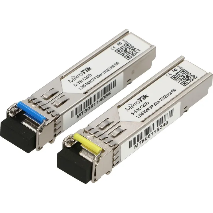 MikroTik S-3553LC20D 1.25G SFP 1xLC (SM) 1310nm1550nm 20km DDM Transceiver