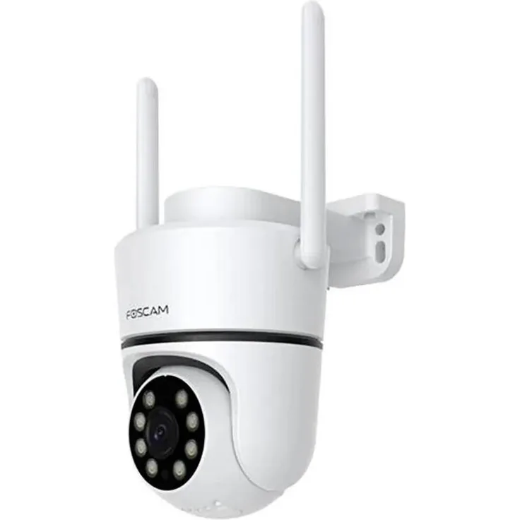 Foscam PD5, 5MP weiße IP-Überwachungskamera mit 3K-Auflösung, Schwenk-Neige-Funktion und Nachtsicht bis 10m