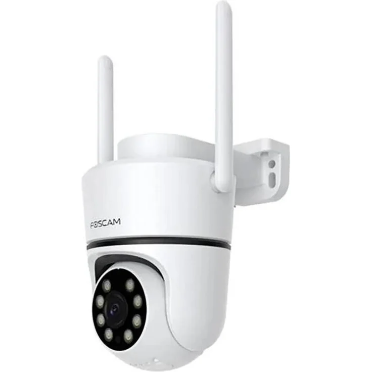 Foscam PD5, 5MP weiße IP-Überwachungskamera mit 3K-Auflösung, Schwenk-Neige-Funktion und Nachtsicht bis 10m