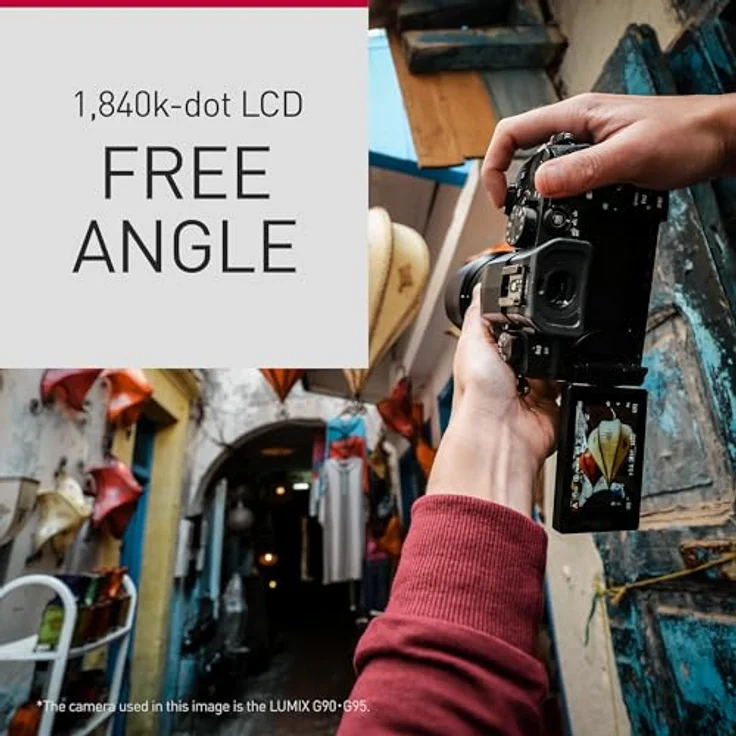 Panasonic LUMIX DC-G97ME spiegelloses Kameragehäuse mit Objektiv H-FS12060, 4K 30p, 20,3 MP, WLAN, Bluetooth, Schwarz – Bild 4