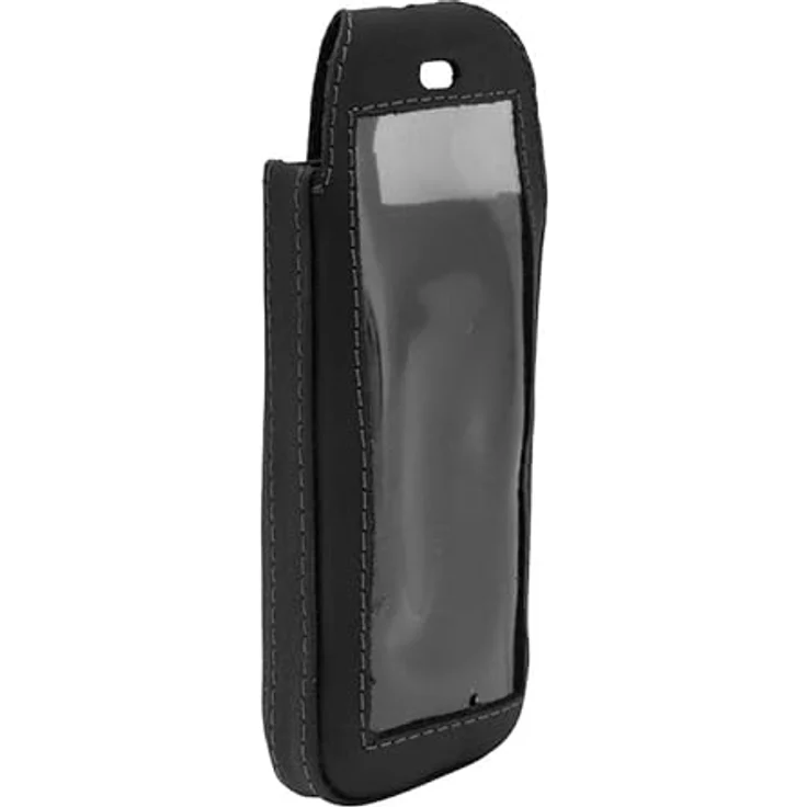 JT Berlin Turnline Ledertasche für das CAT B40 Gürtel-Tasche [Telefontasche aus Echtleder, 8-Stufen drehbarer Gürtelclip, Handmade in Europe] - schwarz – Bild 3
