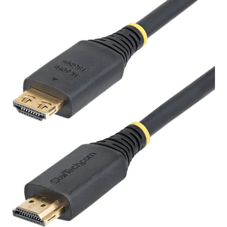 StarTech.com 4,5m High Speed HDMI-Kabel mit Griff-Steckern, 4K 60Hz/1440p 144Hz, 18 Gbps, HDR10, HDCP 2.2, schwarz – Bild 2