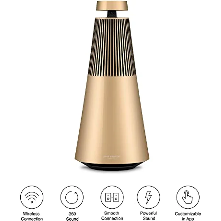 Bang & Olufsen Beosound 2 (3rd Generation) Multiroom Wi-Fi Speaker - Gold Tone – Bild 4