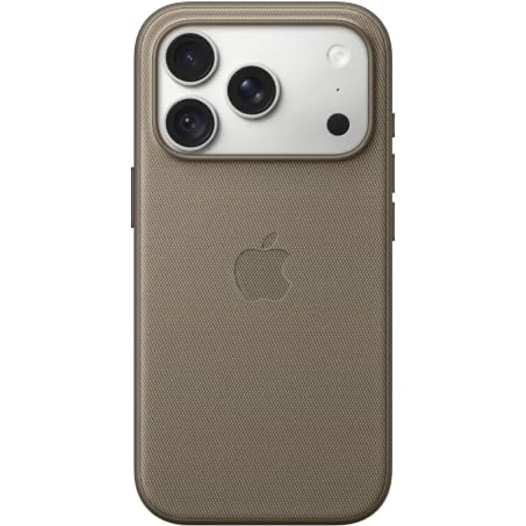 Apple TechWoven Case iPhone 18 Pro, Taupe, MagSafe kompatibel mit recyceltem Polyester und integriertem Handgelenkband. – Bild 1