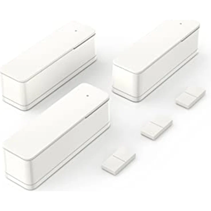 BOSCH Smart Home Kontakt II, 3er Pack, Funk-Tür-/Fensterkontakt, weiß, mit Alarmfunktion und App-Steuerung – Bild 1