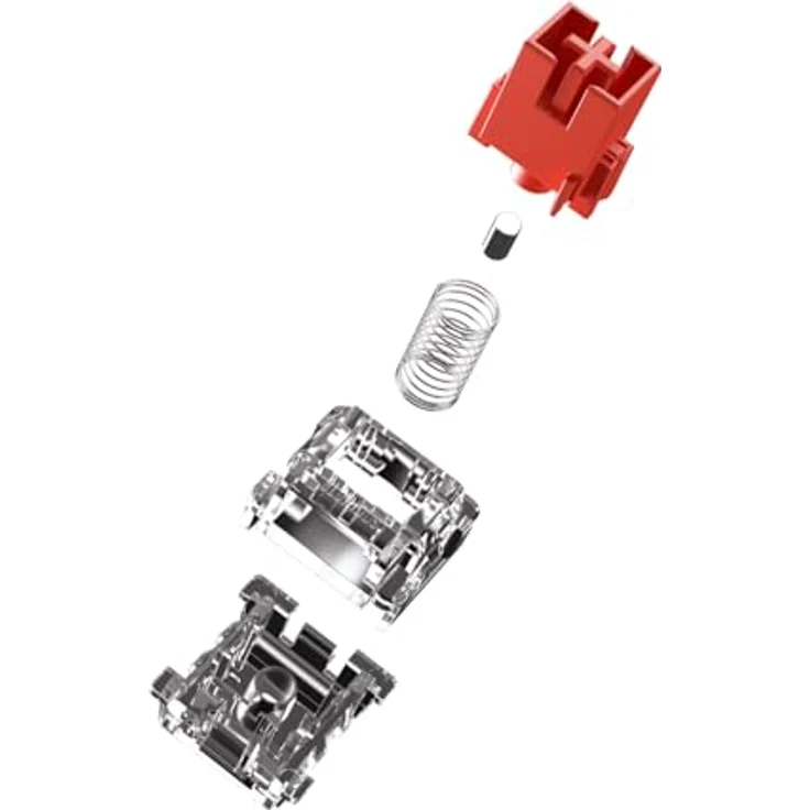 Glorious Fox HE Standard Switches, Hall-Effekt, linear, MX-Stem, 45g - lubed, 36 Stück - Schwarz – Bild 4