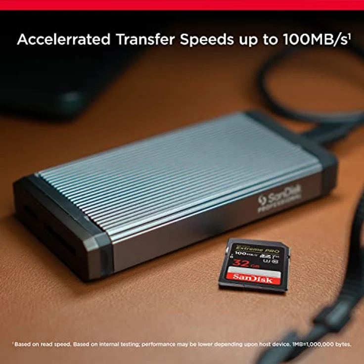 SanDisk Extreme PRO SDHC UHS-I Speicherkarte 32 GB (V30, Übertragungsgeschwindigkeit 100 MB/s, U3, 4K UHD Videos, temperaturbeständig) – Bild 2