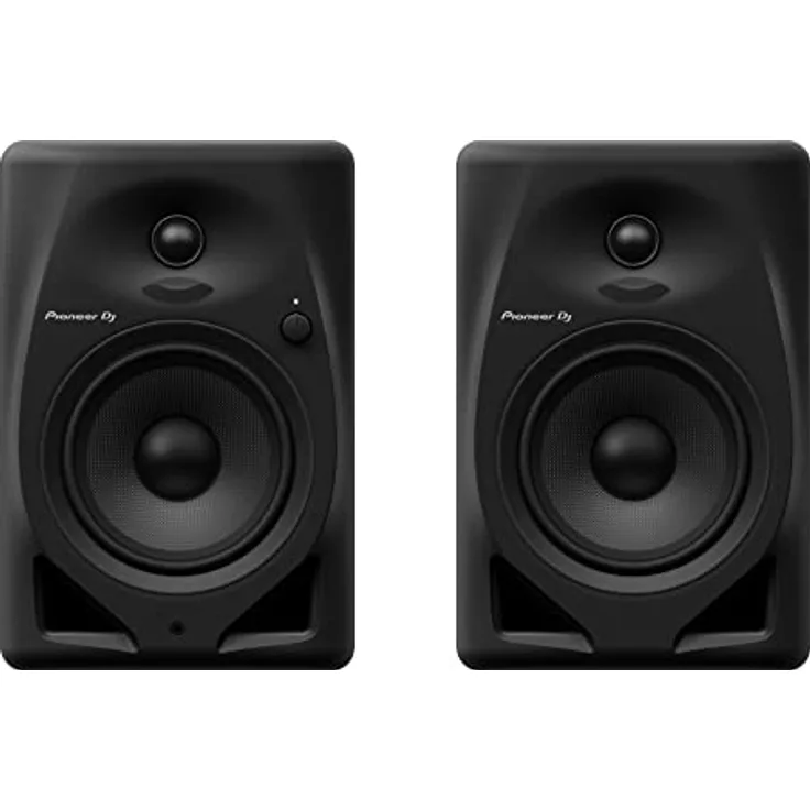 Pioneer DJ DM-50D 5 Desktopmonitorsystem (schwarz) mit Class-D-Verstärker und 96-kHz-Sampling-DSP