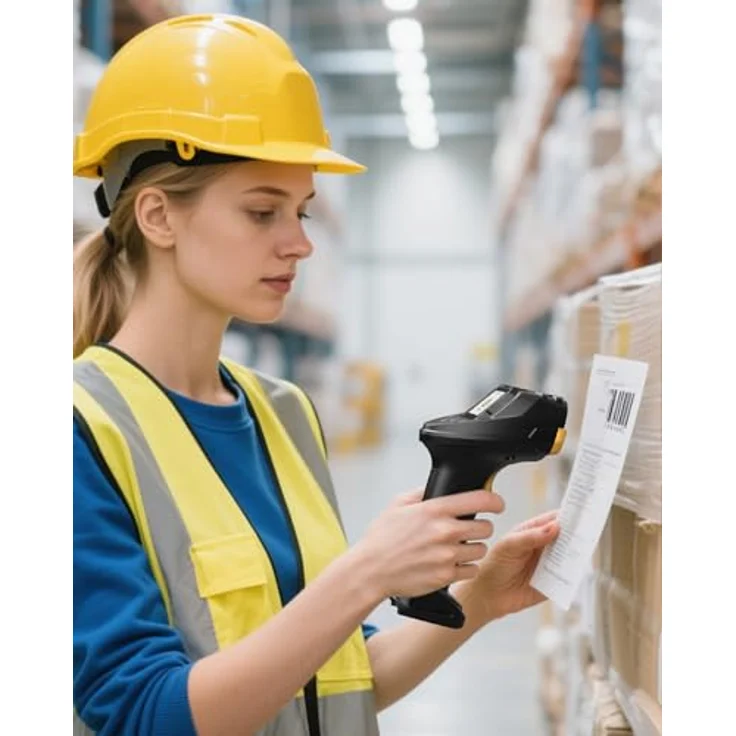 Inateck Barcodescanner Pro8, Handscanner mit Datenübertragungsstation für 1D- und 2D-Barcodes, Schwarz – Bild 9