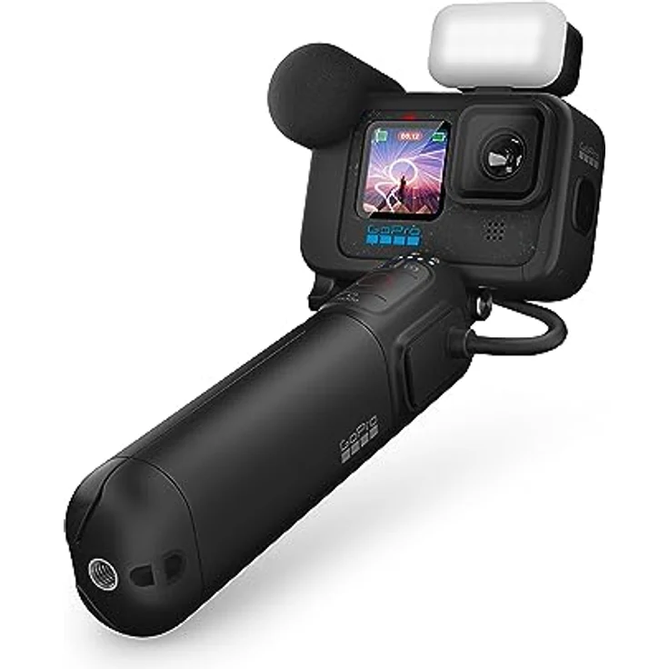 GoPro HERO12 Black Creator Edition – enthält HERO12 Black, Volta (Batteriegriff, Stativ, Fernbedienung), Media Mod, Light Mod, Enduro-Akku und Tragetasche – Bild 4