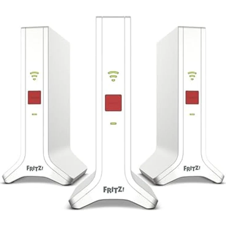 AVM Fritz!Mesh Wi-Fi Set 4200 3-Pack, Multiroom Mesh Wi-Fi 6, TriBand bis zu 4200 Mbps, kompatibel mit Alltagsroutern, 5 Jahre Garantie – Bild 1