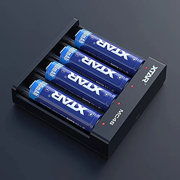 Xtar Schnell-Ladegeräte MC4S für Li-Ion Akkus & NiMH – Bild 8
