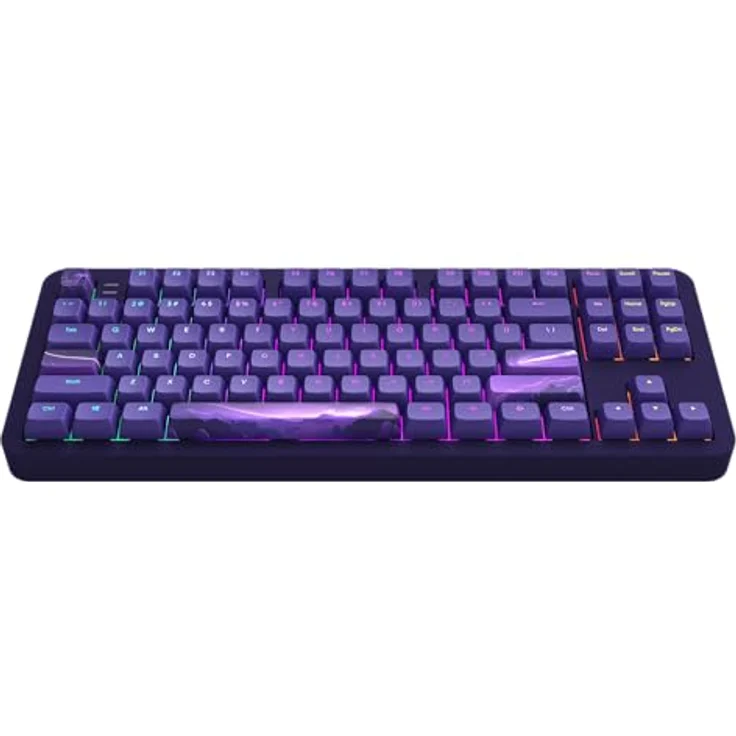 Dark Project ALU87B Celestial, Mechanische Gaming-Tastatur mit G3MS Voidstone gefetteten Schaltern, TKL 80%, RGB, Hot-Swap, Aluminium – Bild 1