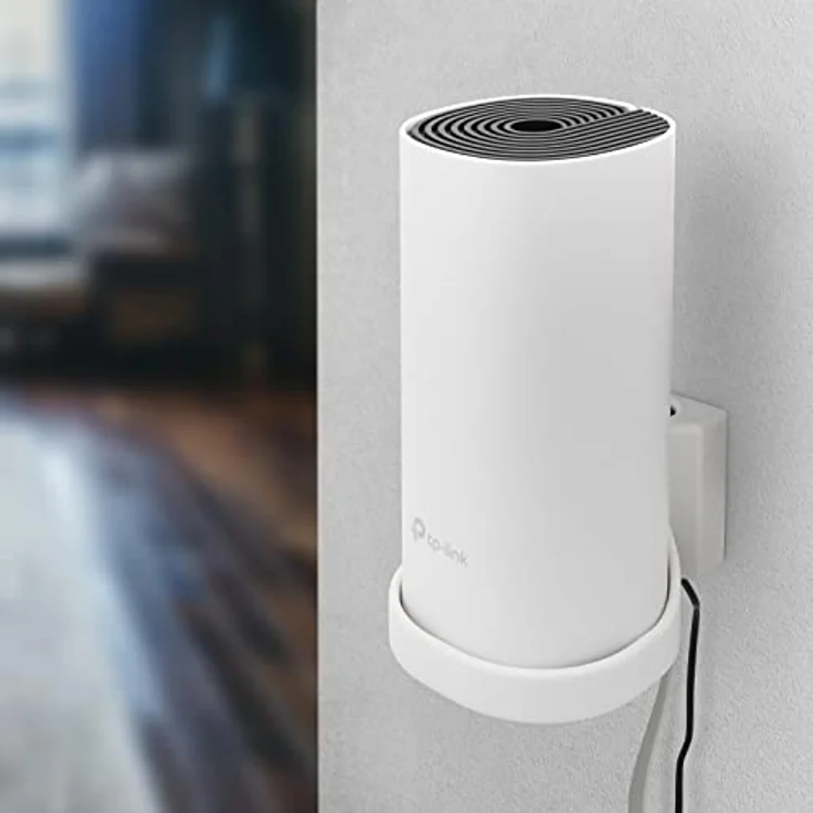 Mobilefox Wandhalterung für TP-Link Deco M4, 3 Stück mit Kabelmanagement, weiß – Bild 2