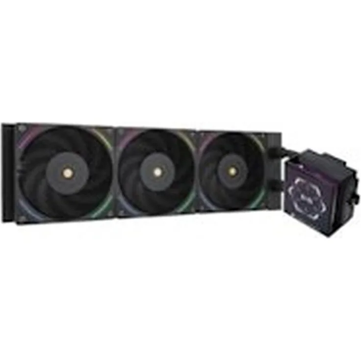 Thermalright Hyper Vision 360 ARGB, AIO Wasserkühler mit Mikrokanaltechnologie und RGB-Beleuchtung, Schwarz