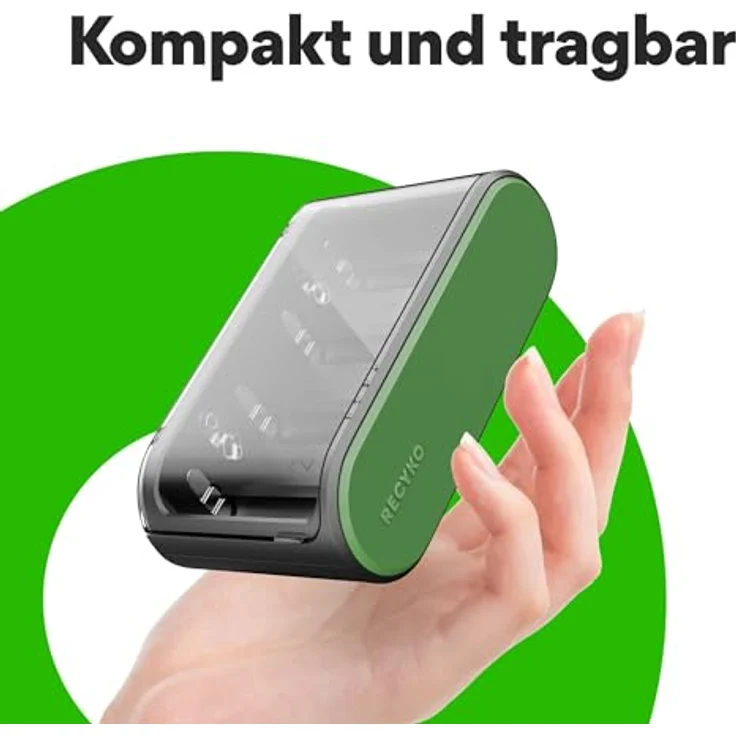 GP RECYKO Universal USB Ladegerät Modell GP B631 (Für alle Handelsüblichen AA, AAA, C, D, 9V Akkus) – Bild 4