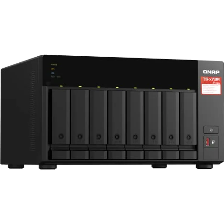 NAS + Switch Bundle QNAP TS-873A + QSW-1105-5T | Upgrade to 2,5GbE Networking, 8-Bay 3,5"/2,5"-inch SATA, AMD Ryzen CPU – Bild 3