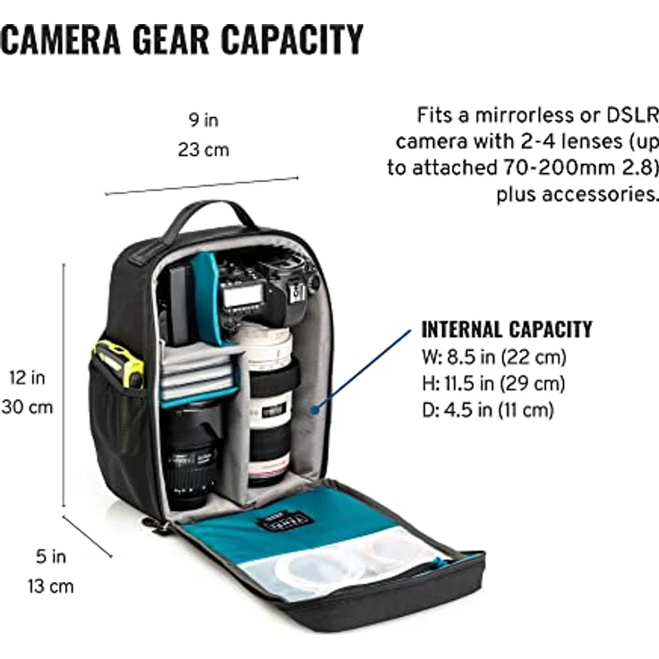 Tenba BYOB 10 DSLR Rucksackeinsatz schwarz – Bild 3