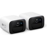 eufy Security SoloCam C210, Überwachungskamera aussen, 2K Auflösung, ohne monatliche Kosten, kabellos, 2,4 GHz WLAN, Kompatibel mit HomeBase 3, Gebührenfreie Nutzung, 2 Pack