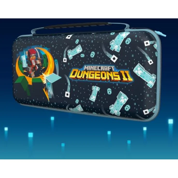 Turtle Beach PlayTrek™ Reisetasche für Nintendo Switch™ 2, Minecraft™ Dungeons II-Design mit EVA-Außenhülle und gepolstertem Innenraum, für maximalen Schutz und Zubehörorganisation – Bild 14