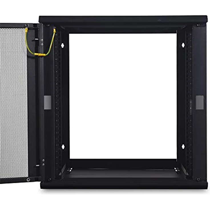 APC NetShelter WX 12U Wall-Mount Enclosures, Serverschrank für 19 inch Hardware (10.87 HE), Schwarz – Bild 2