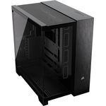 CORSAIR 6500X Mid-Tower ATX-Doppelkammer-PC-Gehäuse – Gehärtetes Panoramaglas - Umgekehrte Verbindung Motherboard-Kompatibel – Schwarz/Obsidian Aluminium - Preisvergleich