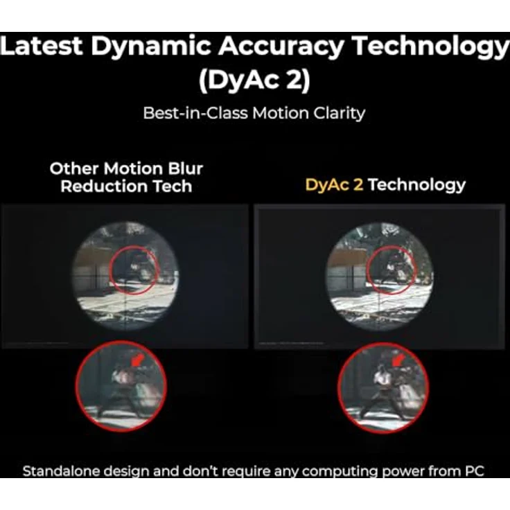 BenQ Zowie XL2566X+ 24.1 Gaming Monitor, Esports, 400Hz, Motion Clarity DyAc 2, 1080p, XL Setting to Share, Auto Game Modus, S Switch, Shielding Hood, Neue Höhenverstellung - Preisvergleich – Bild 5