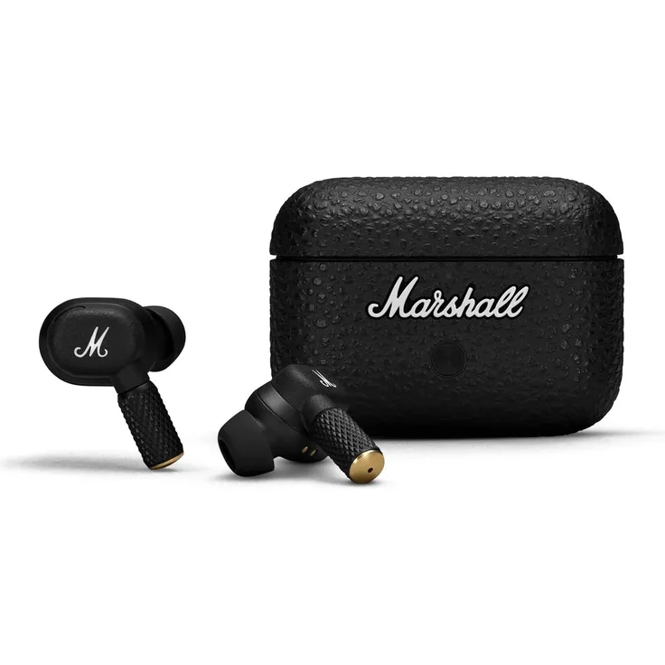 Marshall Motif II ANC, True Wireless Kopfhörer mit Active Noise Cancelling, Bluetooth, 30 Std. Spielzeit, inkl. Ladecase