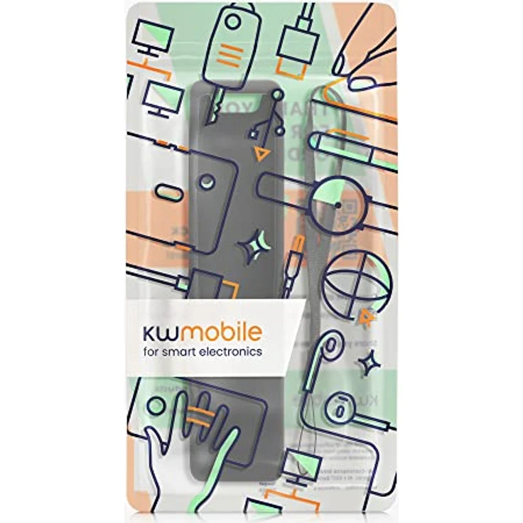 kwmobile Hülle Fernbedienung kompatibel mit Samsung BN59-01274A / BN59-01330B Hülle - Silikon Case für TV Zubehör in Schwarz – Bild 4