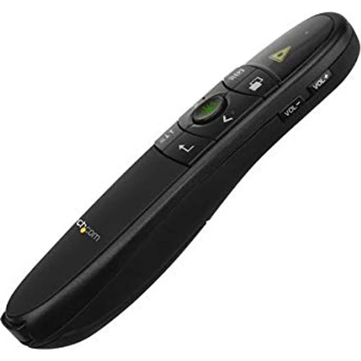 StarTech Presenter, Drahtlose Präsentationsfernbedienung mit grünem Laserpointer, 27 m Reichweite, Schwarz – Bild 2