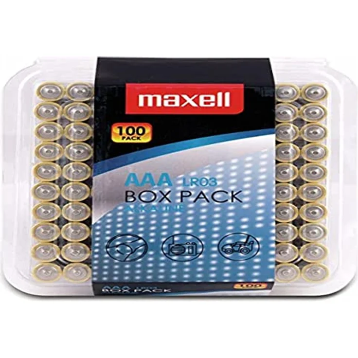 Maxell 790410 Alkaline LR03 AAA Micro Box Pack (100er Pack) – Bild 2