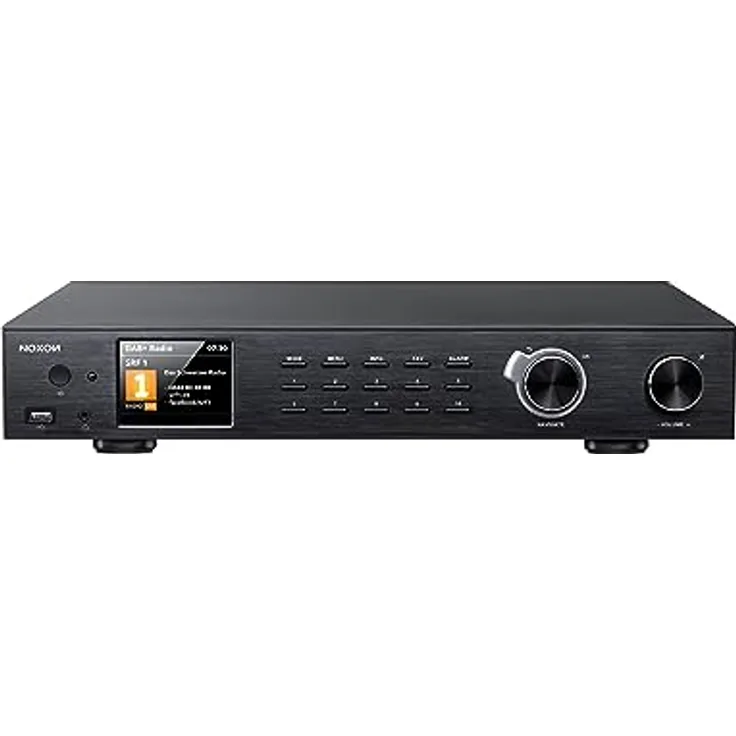 Noxon A 571 schwarz, Internetradio, DAB+, UKW Tuner, Spotify, Bluetooth, USB, LAN + WLAN