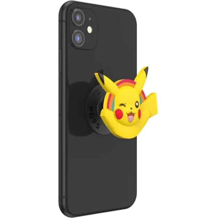 PopSockets PopOut Pikachu, Telefongriff mit expandierendem Ständer, Anti-Drop, kompatibel mit iPhone und Samsung – Bild 2