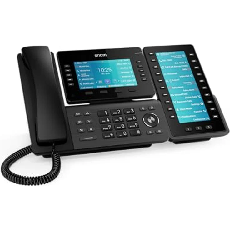 Snom D8C Erweiterungsmodul USB für D865, D862 und D815W, 17,2 cm TFT-Farbdisplay, 60 programmierbare Tasten, schwarz – Bild 4