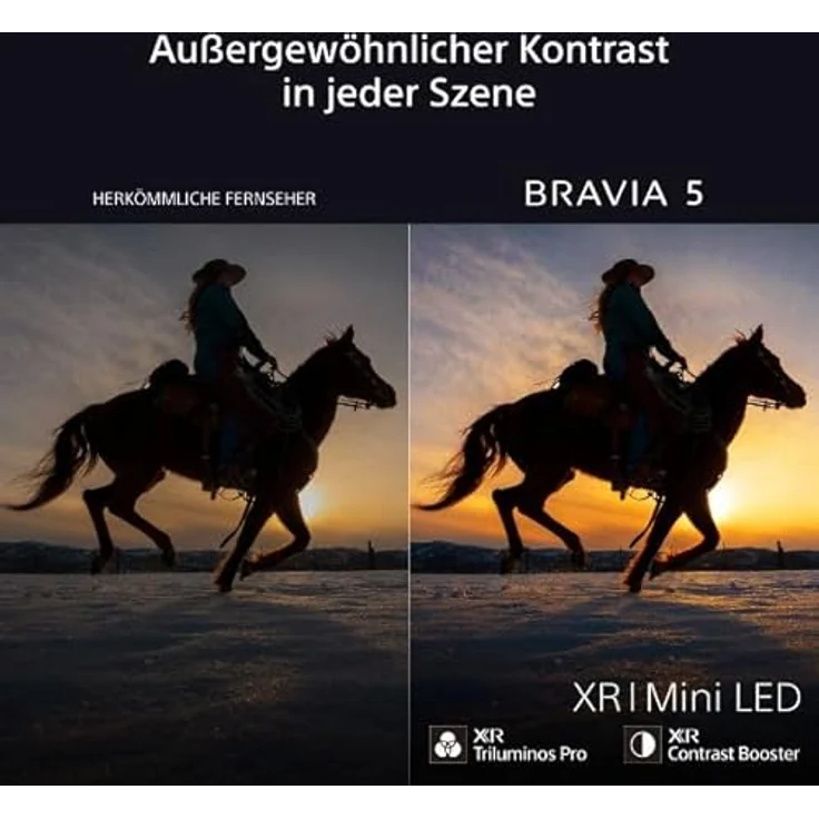Sony BRAVIA 5 XR Mini-LED K98XR55, 98 Zoll Smart TV mit AI XR-Prozessor, Dolby Vision/Atmos, akustischem Multi-Audio und Google TV (2025) – Bild 5
