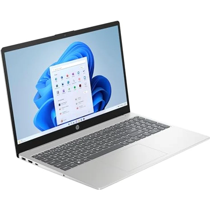 HP 15-fc0554ng, 15,6" Notebook in Natursilber, 16 GB RAM, 1 TB Speicher, recycelte Materialien, AMD-Prozessor – Bild 3