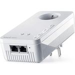 devolo Magic 2 WiFi next: der weltweit schnellste CPL WiFi Adapter (2400 Mbit/s, 2 Gigabit-Ethernet-Ports) ideal für Download und Streaming (geeignet für Frankreich)