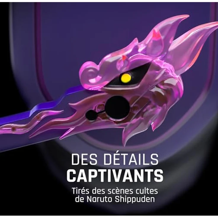 Lexip Casque Sasuke Design by TSUME, Gaming-Headset kabellos mit abnehmbarem Mikrofon, limitierte Serie – Bild 3