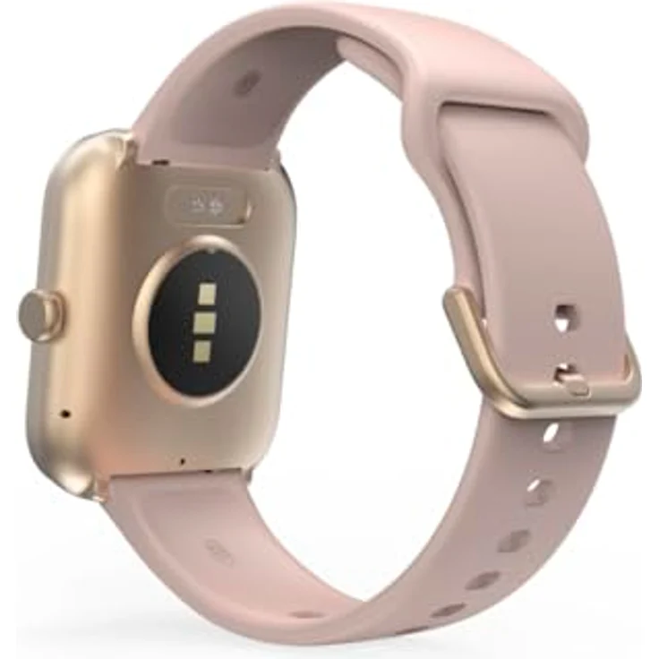 Hama Smartwatch 5000 (Farbdisplay 1,65“, Telefonfunktion, WhatsApp, E-Mails etc., Sprachassistent, wasserdicht, Fitnesstracker mit 100 Sportarten + Herzfrequenz, Blutsauerstoff, Kalorien etc.) rosé – Bild 3