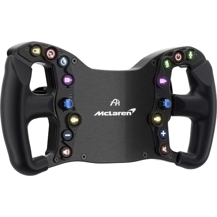 Ascher Racing Lenkrad McLaren Artura Sport-SC, Racing-Simulatoren Lenkrad im Butterfly-Style, hochwertiges Material, McLaren-Style, schwarz
