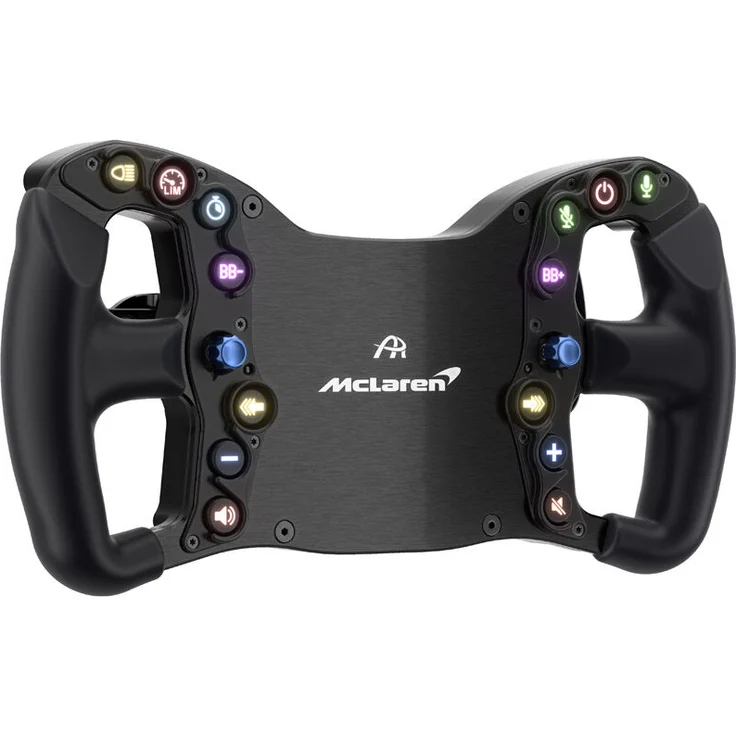 Ascher Racing Lenkrad McLaren Artura Sport-SC, Racing-Simulatoren Lenkrad im Butterfly-Style, hochwertiges Material, McLaren-Style, schwarz – Bild 1